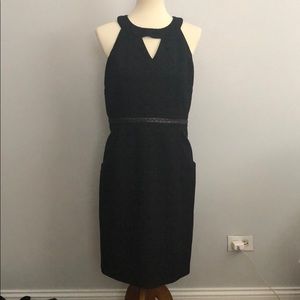 Jessica Simpson Black address with chain detail